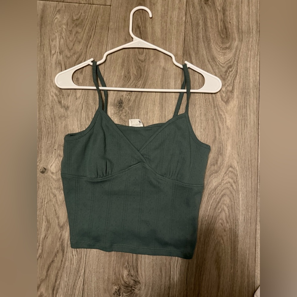 Dark green never worn tank top